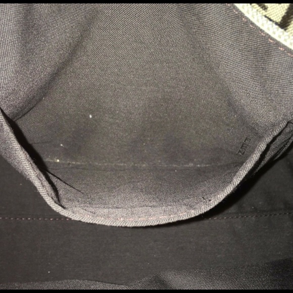 Authentic FENDI ZUCCHINO Canvas Leather Purple Shoulder Bag - Picture 7 of 14